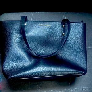 Poppy & Peonies Black Tote